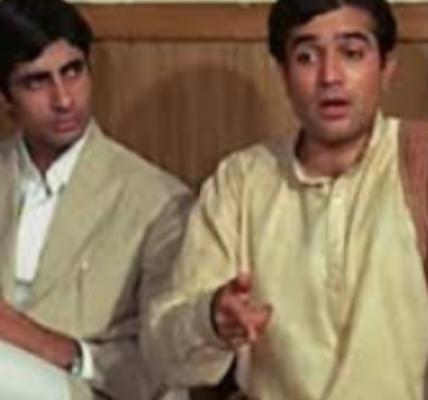 Amitabh Bachchan and Rajesh Khanna