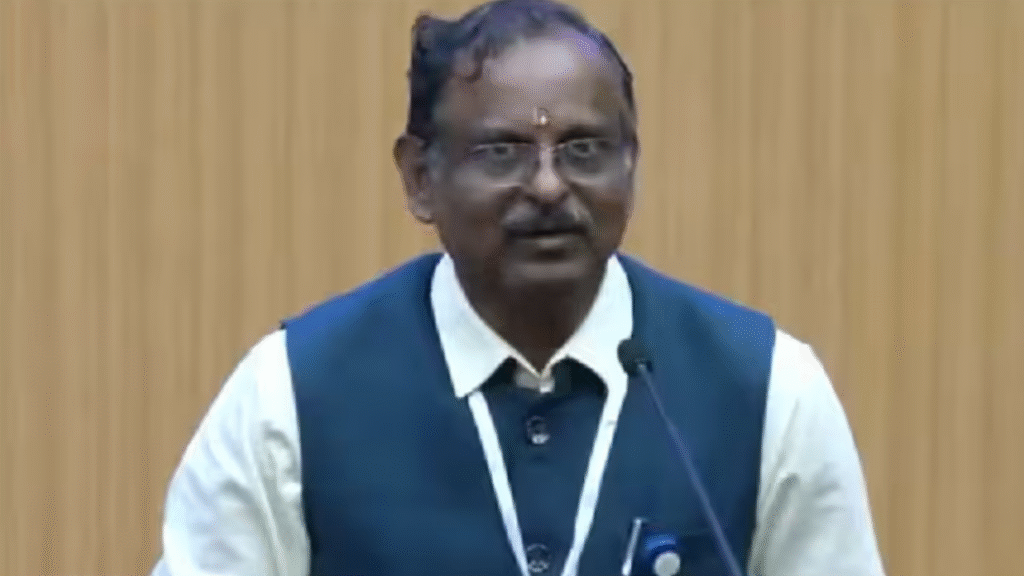 ISRO chief V Narayanan