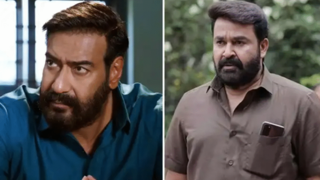 Ajay Devgan and Mohanlal
