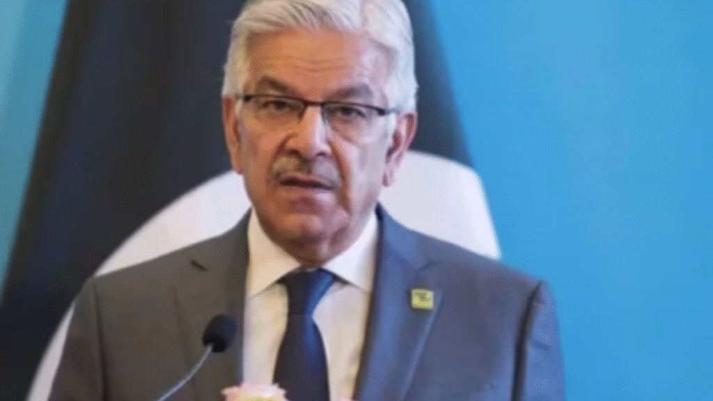 Pakistan Defence Minister Khawaja Asif