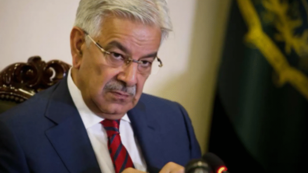Pakistan Defence Minister Khawaja Asif