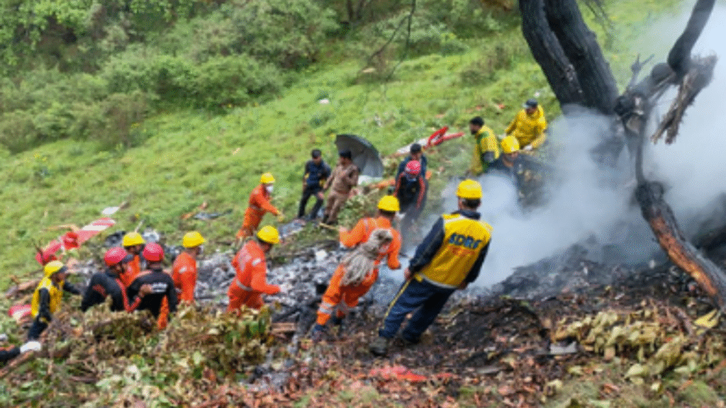 Helicopter Crash site