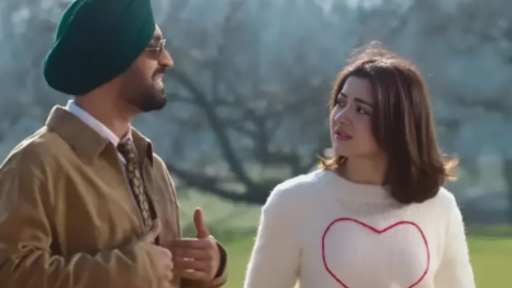 Hania Aamir and Diljit Dosanjh