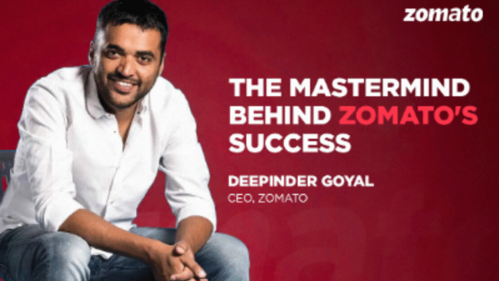 Zomato CEO Deepinder Goyal