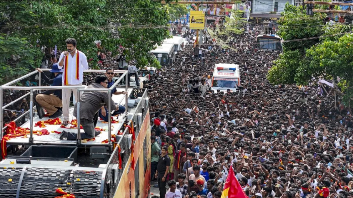 Tamilaga Vettri Kazhagam (TVK) chief Vijay