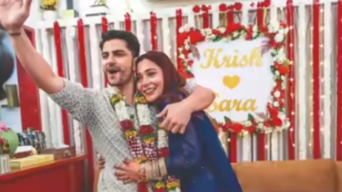 Sara Khan and Krish Pathak