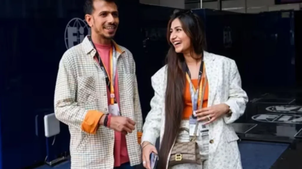Yuzvendra Chahal with his ex-wife Dhanashree Verma (dhanashree9/Instagram)