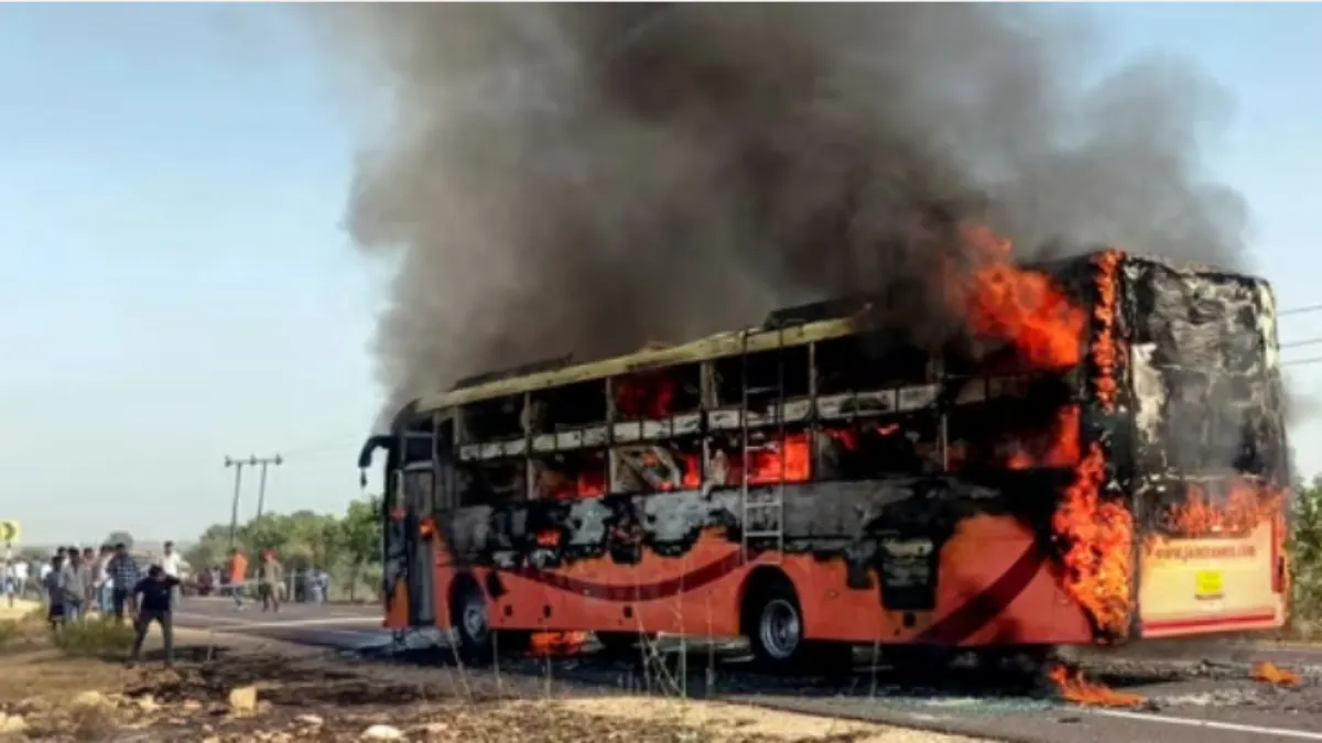 Jaisalmer bus accident