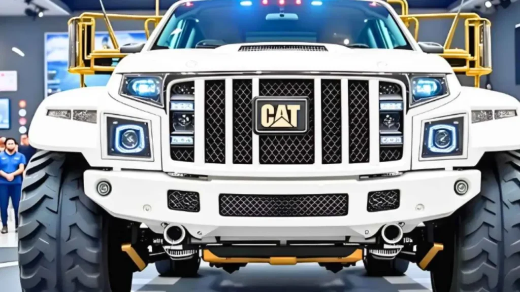 2026 Caterpillar Pickup Truck front view with strong grille and LED headlights