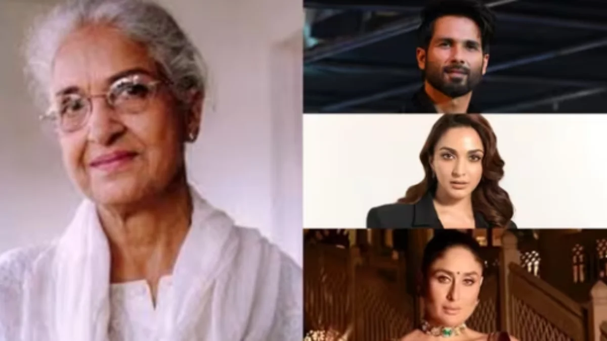 Kareena Kapoor, Shahid Kapoor and Kiara Advani mourn the demise of Kamini Kaushal.