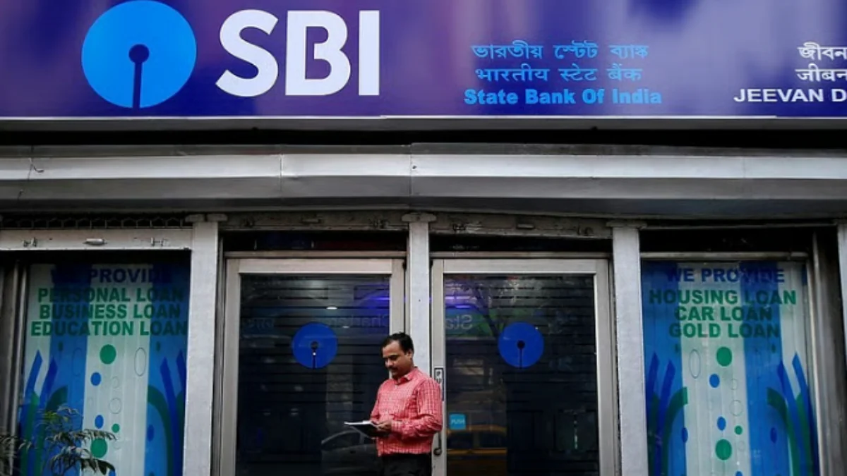 State Bank of India (SBI) logo.