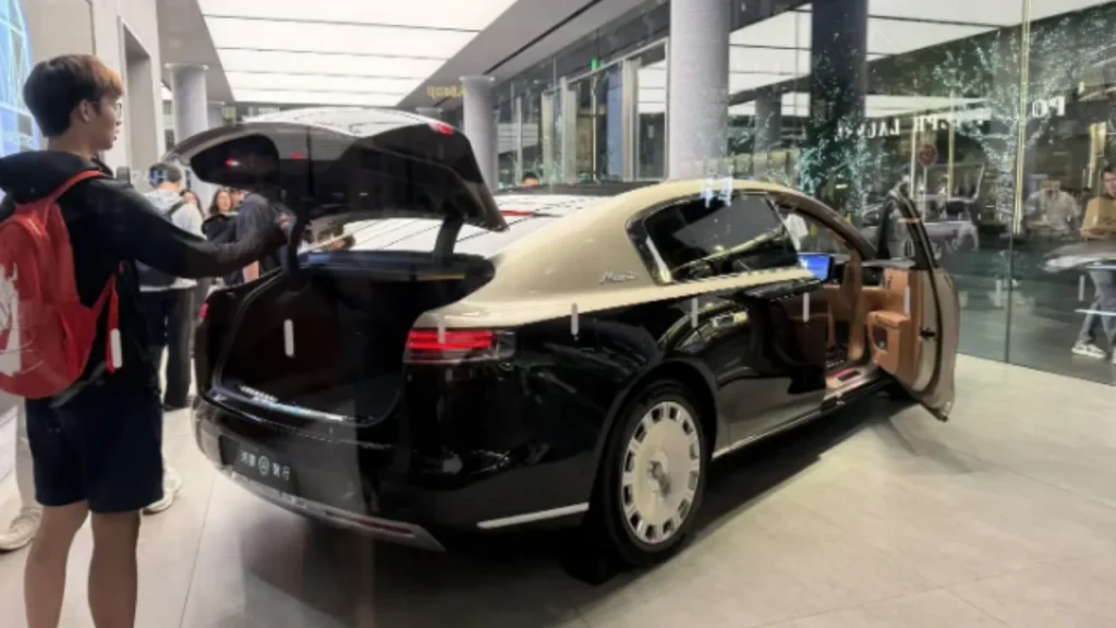 Huawei has packed in a 40-inch projector in the back