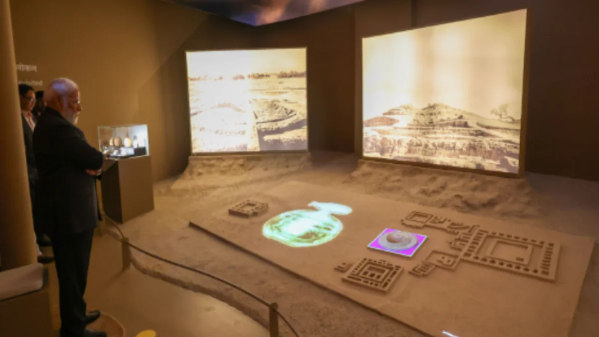 PM Modi inaugurates Grand International Exposition of Sacred Piprahwa Relics related to Lord Buddha