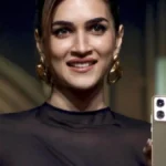 Bollywood actor Kriti Sanon at the launch event of Motorola's smartphone