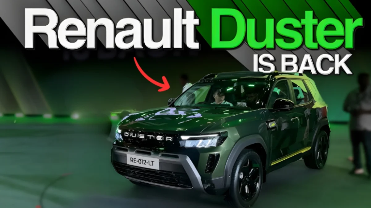 Renault Duster 2026 SUV with automatic cruise control on Indian highway
