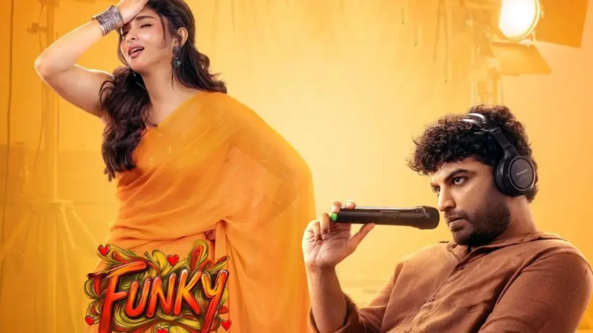 Vishwak Sen in Funky Telugu movie 2026 comedy drama film scene