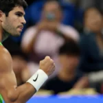 Carlos Alcaraz and Jannik Sinner celebrating after reaching the quarterfinals at the Qatar Open 2026 ATP 500 tournament in Doha
