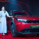 Toyota Urban Cruiser Ebella electric SUV with dual screen interior and modern exterior design in India