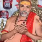 Swami Avimukteshwaranand Saraswati during a public appearance amid news of UP court ordering FIR in sexual exploitation case.