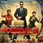 Golmaal 5 movie poster concept with Ajay Devgn and comedy ensemble cast