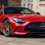 Mercedes-AMG GT63 S 2026 sports car front view with Panamericana grille and aerodynamic design