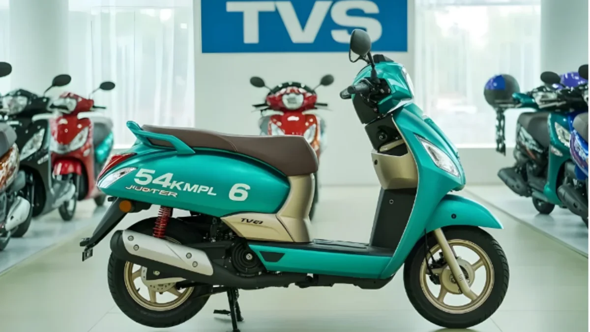 TVS Jupiter 2026 CNG dual fuel scooter with practical design and commuter-focused features