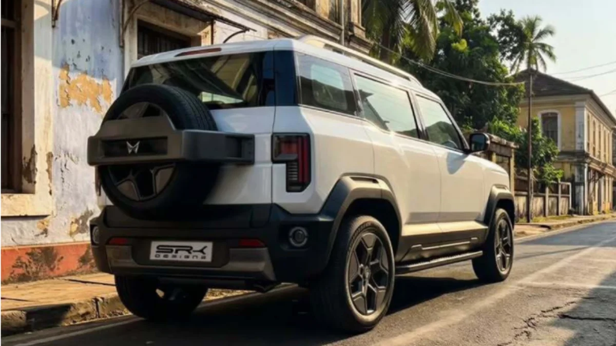 Mahindra Vision S compact SUV imagined production model with boxy Scorpio-inspired design