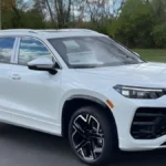 2026 Volkswagen Tiguan SUV with updated design, large touchscreen infotainment system and powerful turbo engine