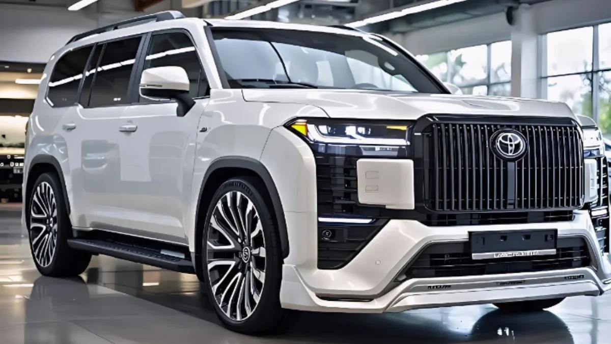 Toyota Land Cruiser 2026 luxury off-road SUV with hybrid engine and modern design
