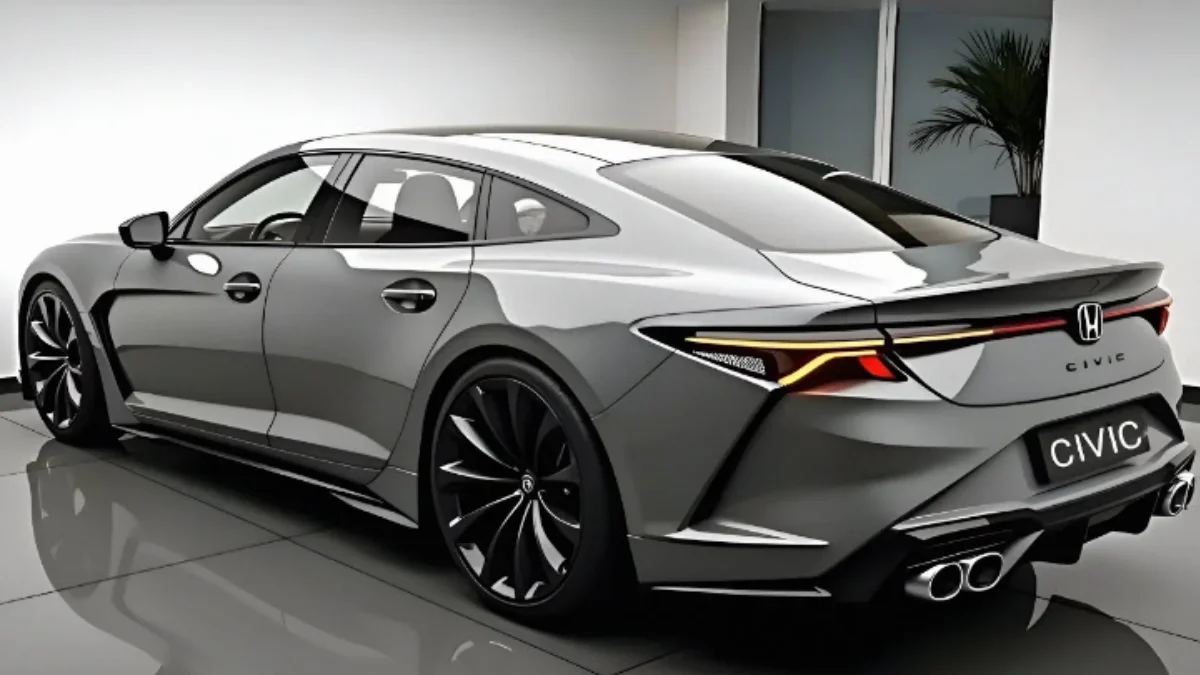 2026 Honda Civic Hybrid sedan exterior design and modern interior features