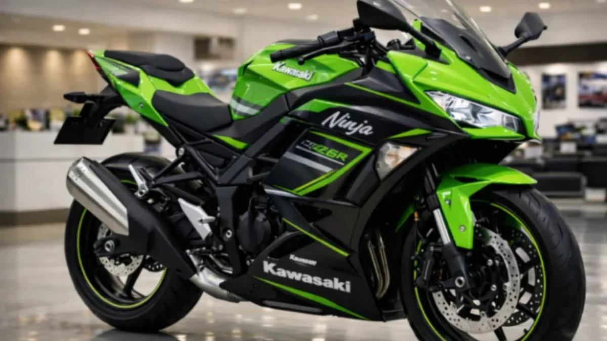 Kawasaki Ninja 250R 2025 green sports motorcycle
