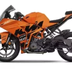 KTM RC 200 fully faired sports motorcycle with aggressive racing design