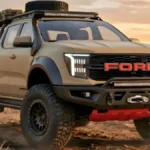 2026 Ford Ranger Raptor off-road pickup truck with rugged design and high-performance features