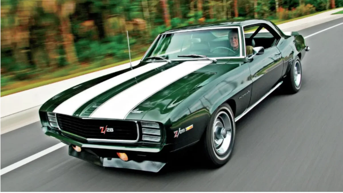 Chevrolet Camaro Z28 iconic American muscle car with powerful V8 engine