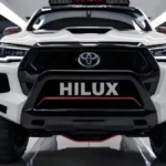 2026 Toyota Hilux powerful pickup truck rugged design front view