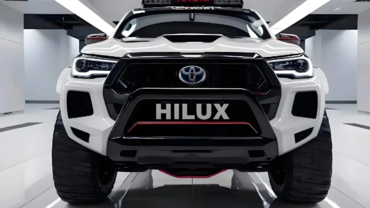 2026 Toyota Hilux powerful pickup truck rugged design front view