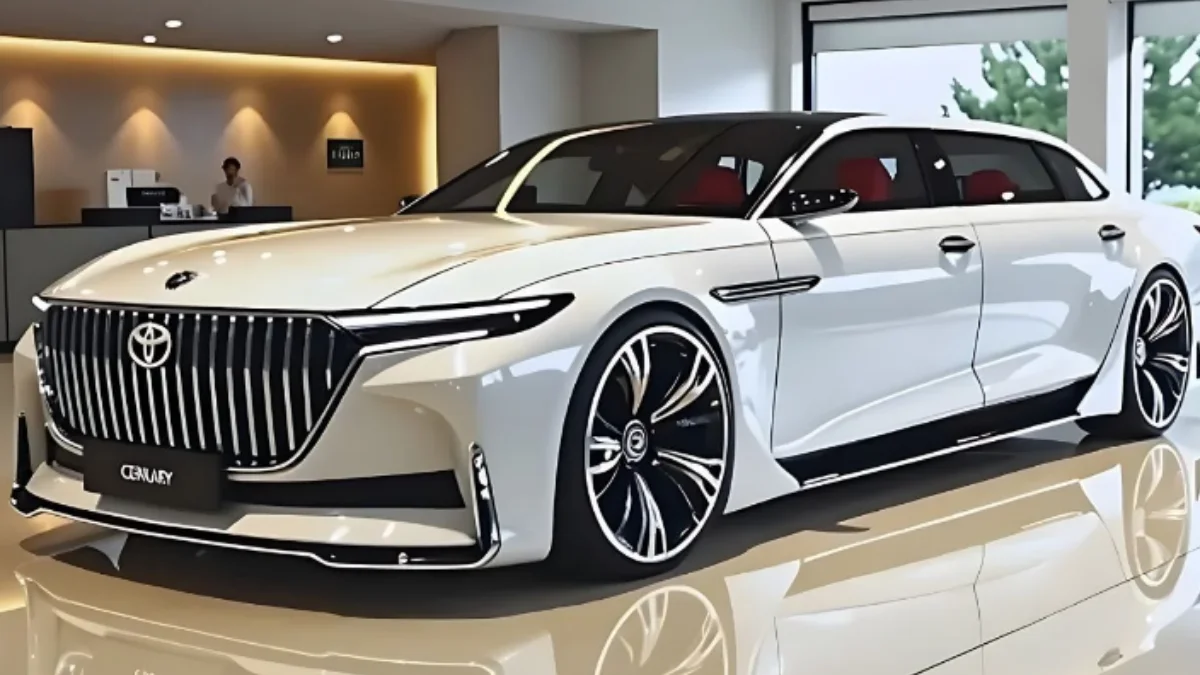 Toyota Century Hybrid premium luxury sedan exterior