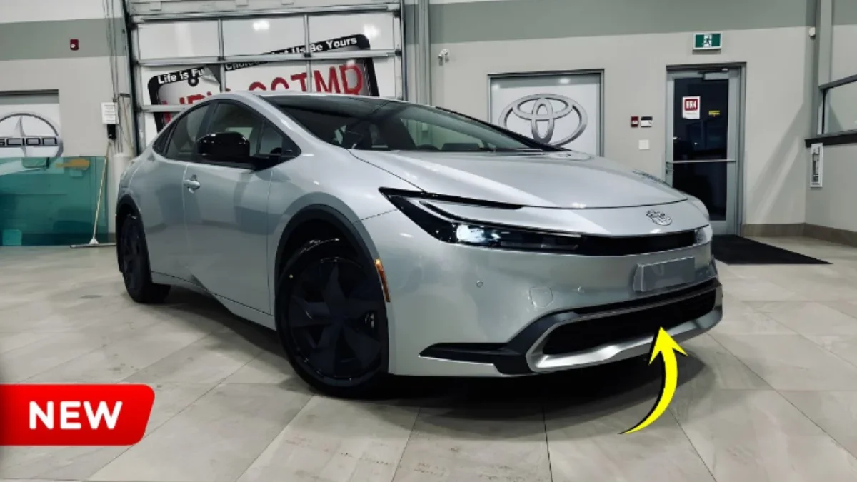 2026 Toyota Prius Hybrid car with new aerodynamic design and advanced hybrid technology