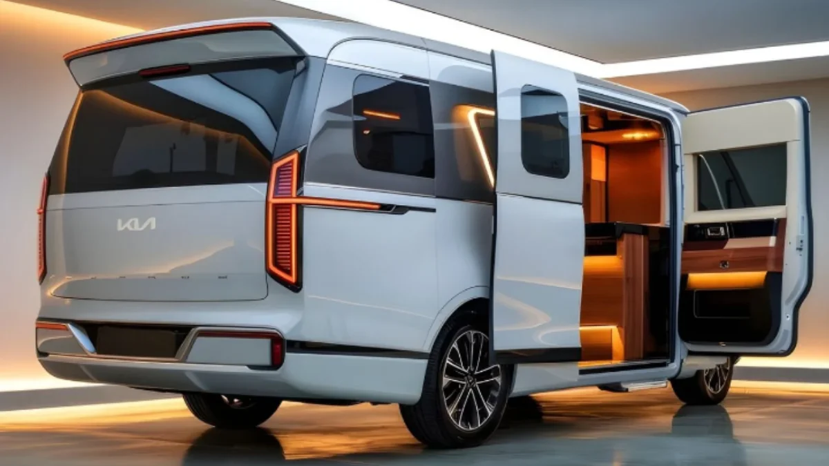 2026 Kia Camper Van luxury RV with smart modular interior and camping features