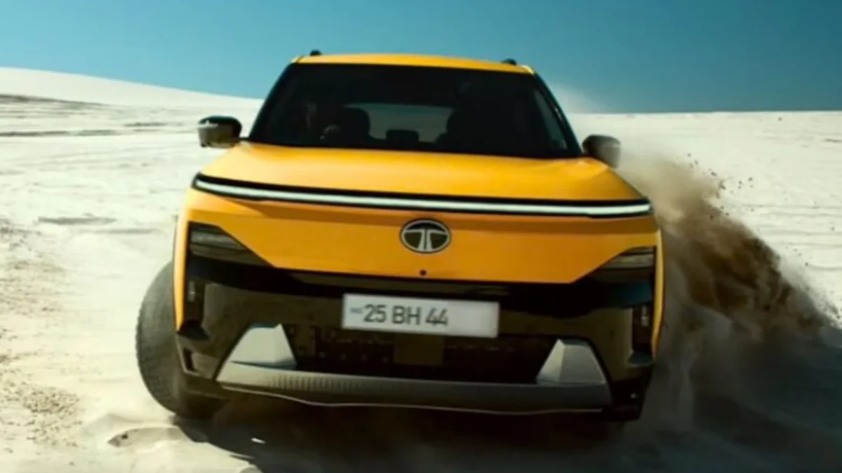 Tata Sierra EV concept electric SUV front design