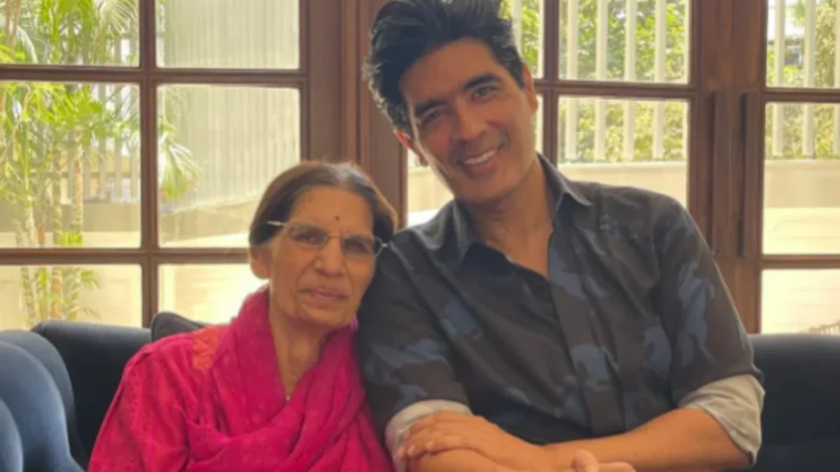 Manish Malhotra seen with his mother Garima Malhotra in a candid moment