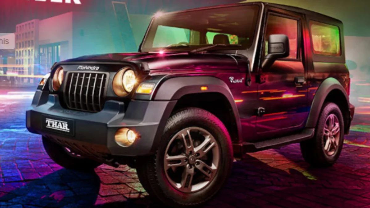Mahindra Thar 3-door facelift spied with updated design and new features in India