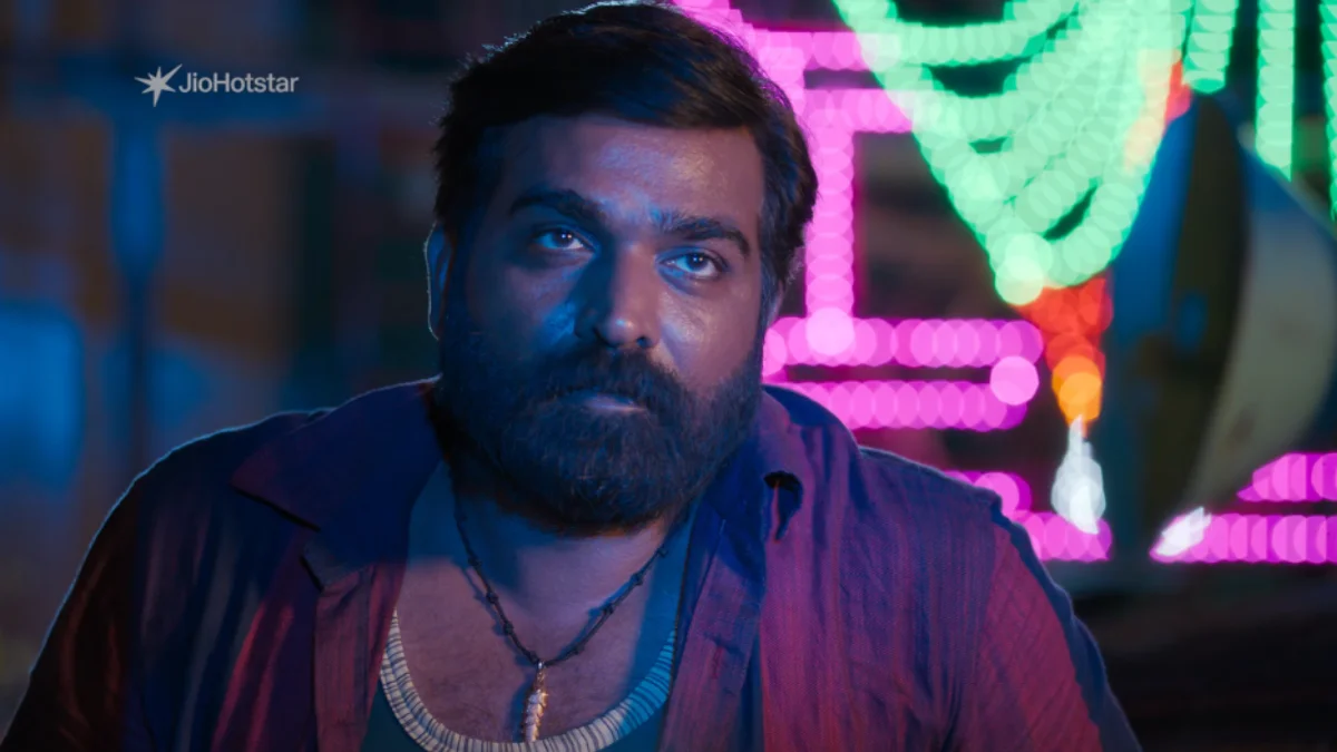 Vijay Sethupathi in a still from ‘Kaattaan’