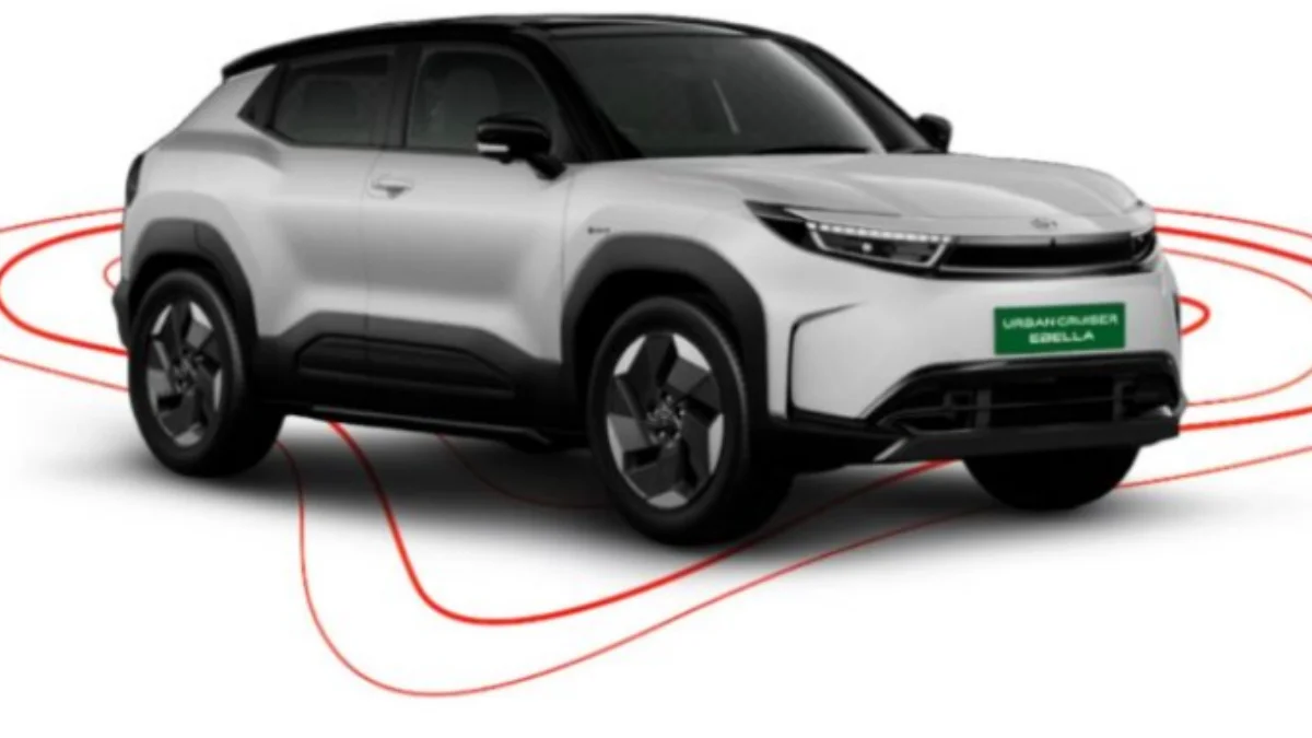 Toyota Urban Cruiser Ebella electric SUV showcasing futuristic design