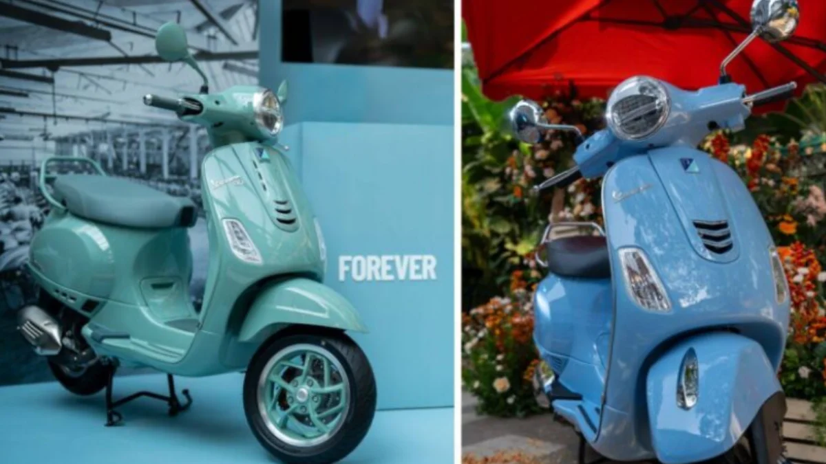 Vespa Tech 80th Anniversary Special Edition green scooter India launch
