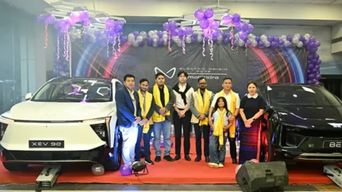 Mahindra Born Electric SUVs lineup showcased at dealership launch event in Arunachal Pradesh