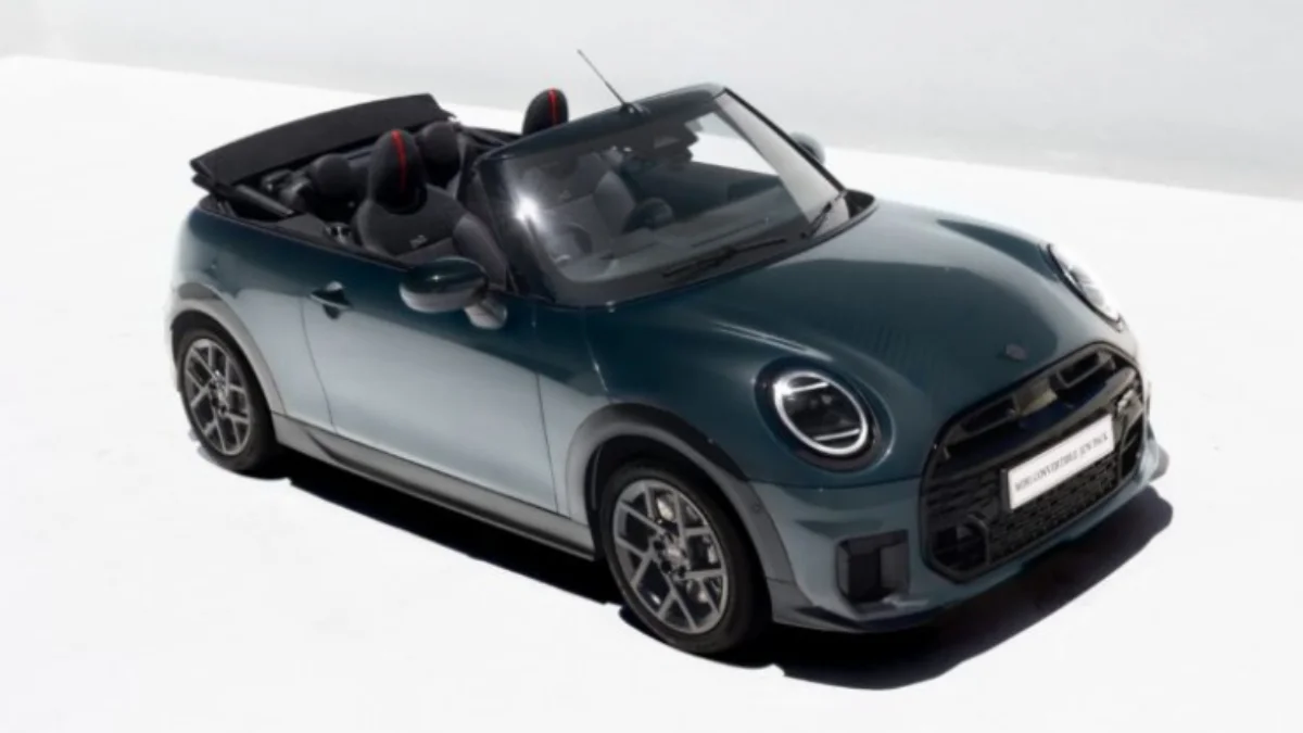 Mini Convertible JCW Pack luxury open roof car India