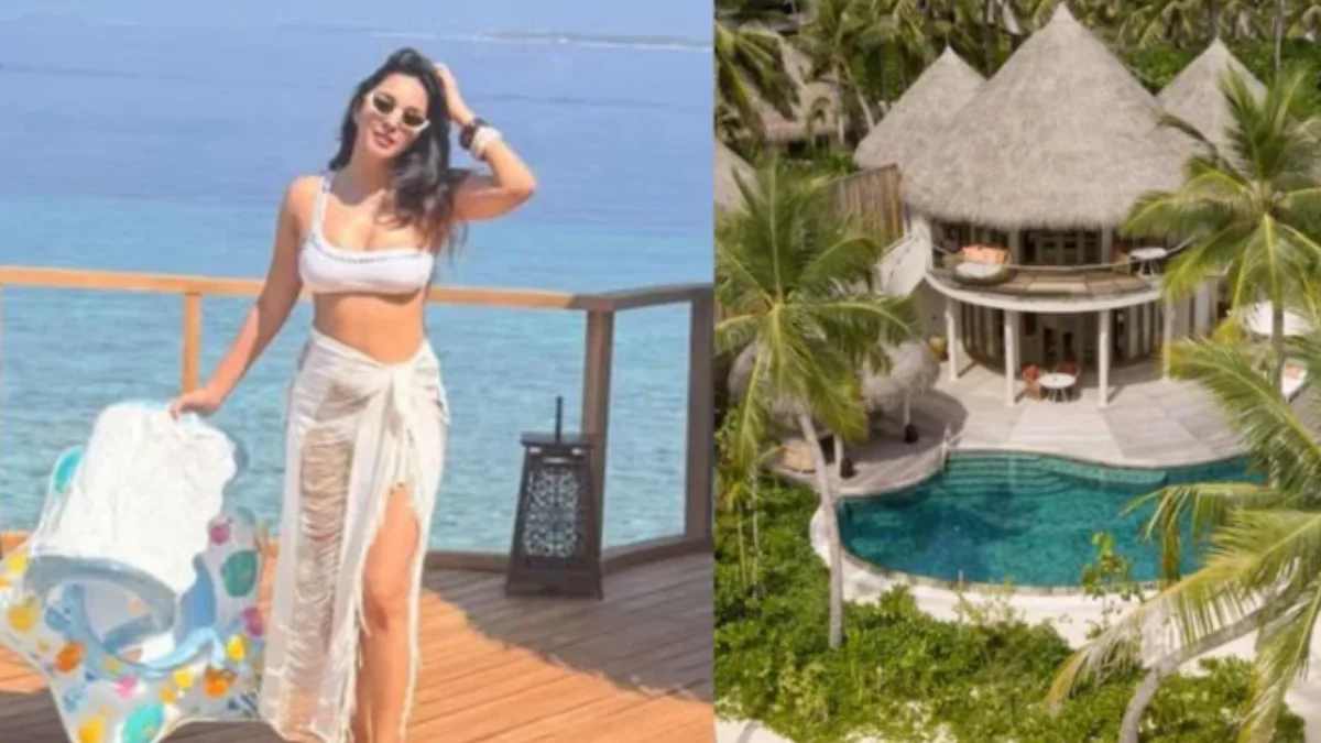 Kiara Advani and Sidharth Malhotra enjoying luxury Maldives vacation with private beach villa and family time