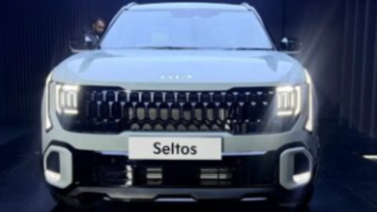 Kia Seltos showcasing modern design