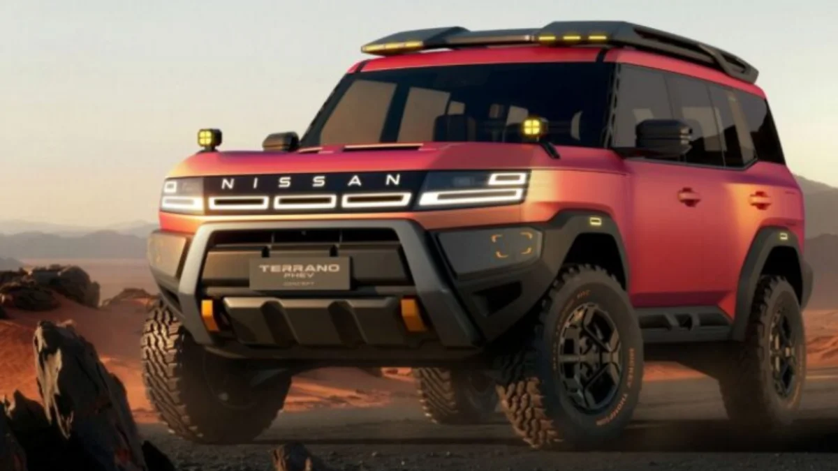 Next generation Nissan Terrano hybrid SUV rugged design concept